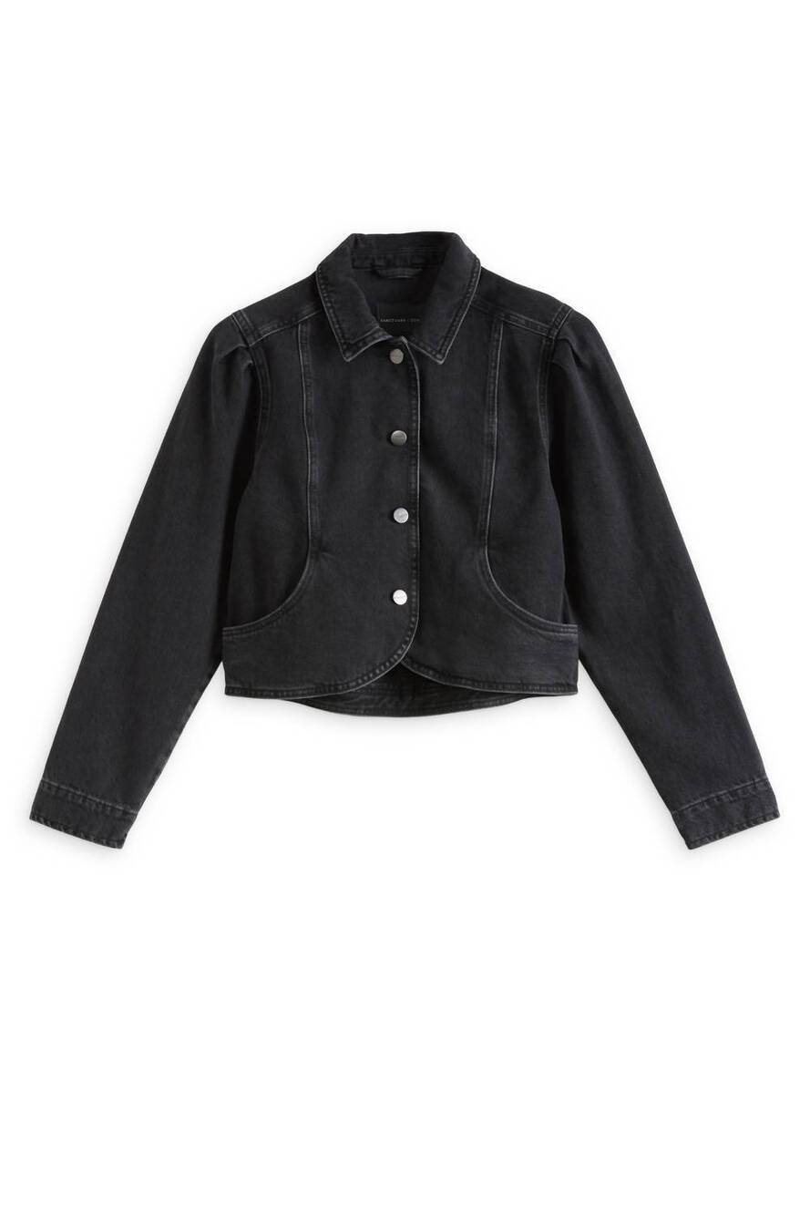 NEW SANCTUARY women's denim jacket in washed black
